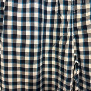Daniel Cremieux Blue and White Checkered Pants